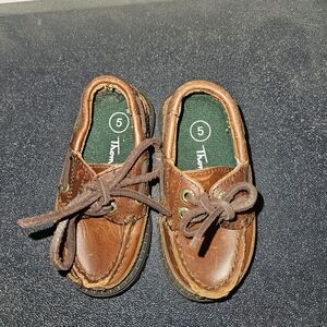 Vintage Thom McAn Brown Kids Moccasins Size 5